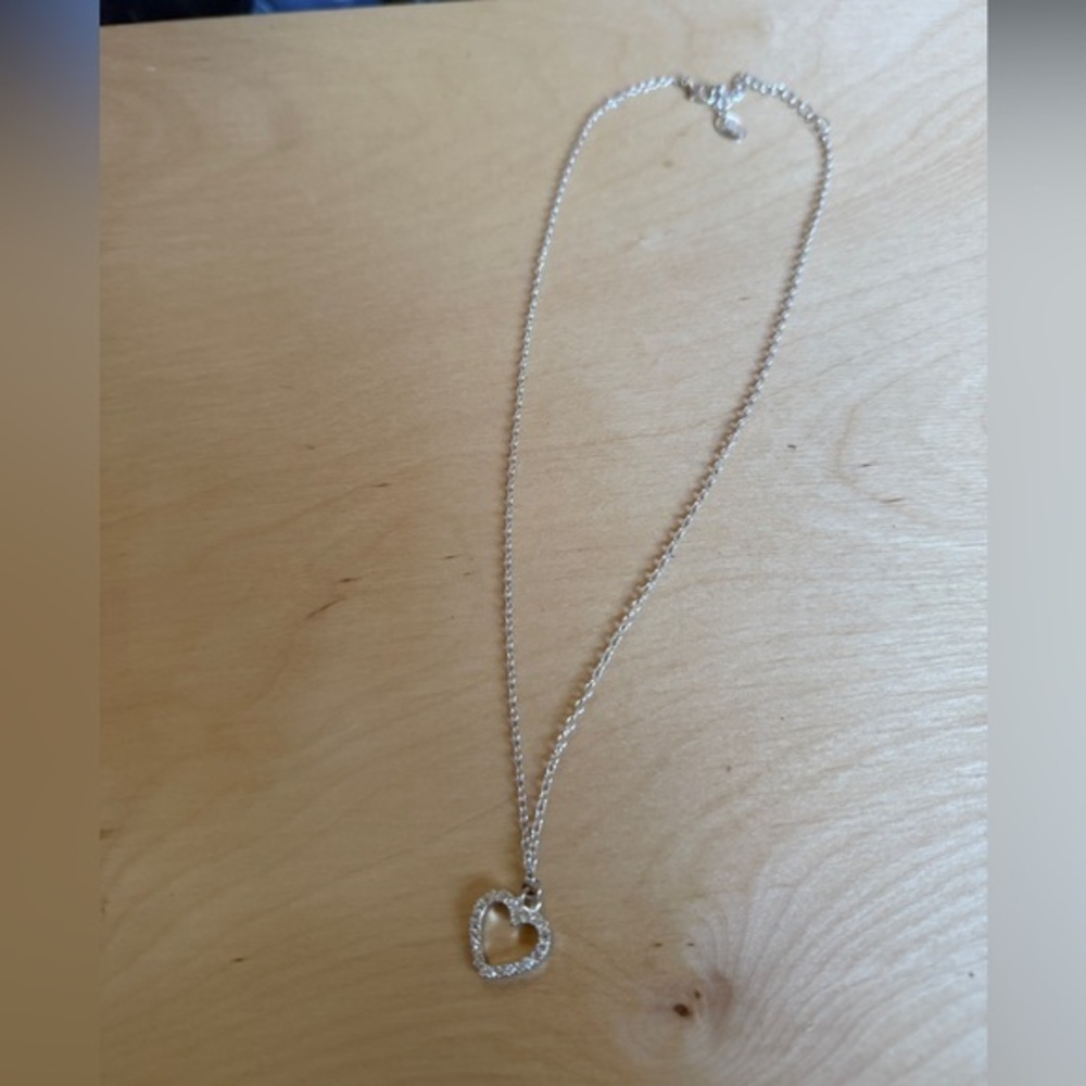 Silver Heart Pendant Necklace